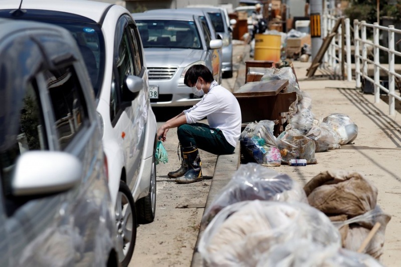 Повінь в Японії: кількість жертв збільшилася до 140